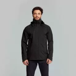 Veste De Pluie Hommes Imperméable Noire Skane De Basil