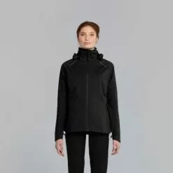 Veste De Pluie Vélo Imperméable Noire Pour Femmes Skane De Basil