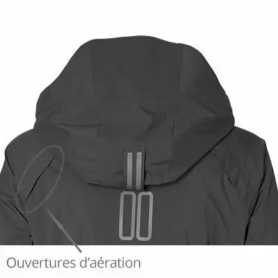 Veste De Pluie Vélo Imperméable Noire Pour Femmes Skane De Basil 6 Veste De Pluie Vélo Imperméable Noire Pour Femmes Skane De Basil – Image 5