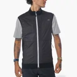 Chrome Industries Veste LégÚre Sans Manches Coupe-vent Surveyor Vest Chrome Noire