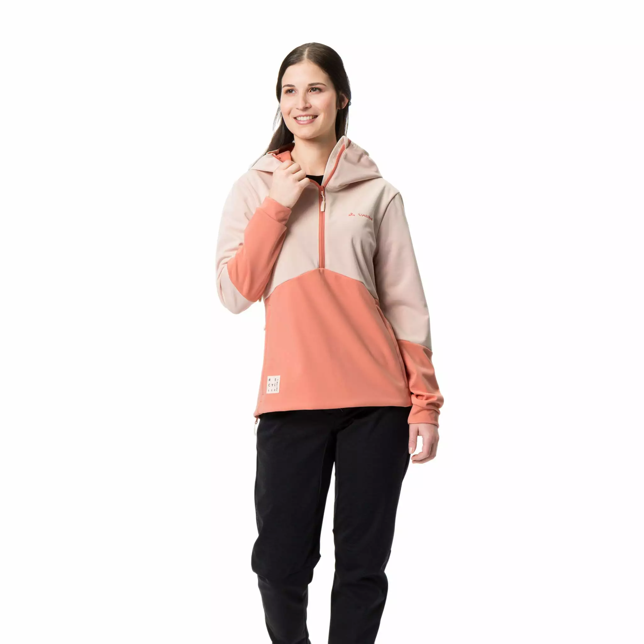 Veste Vélo Colourblock Rose Pour Femmes Vaude Tremalzo Softshell 4 Veste Vélo Colourblock Rose Pour Femmes Vaude Tremalzo Softshell – Image 2
