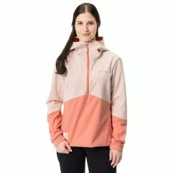 Veste Vélo Colourblock Rose Pour Femmes Vaude Tremalzo Softshell