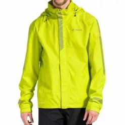 Veste Vélo Homme Jaune Réfléchissante 360° Luminum II Vaude