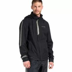 Veste Vélo Homme Noire Réfléchissante 360° Luminum II Vaude