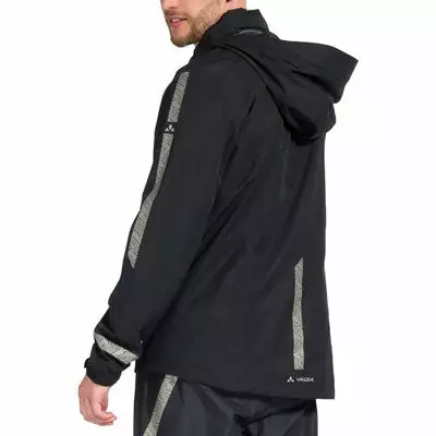 Veste Vélo Homme Noire Réfléchissante 360° Luminum II Vaude 6 Veste Vélo Homme Noire Réfléchissante 360° Luminum II Vaude – Image 4