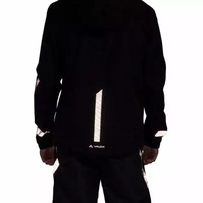Veste Vélo Homme Noire Réfléchissante 360° Luminum II Vaude 7 Veste Vélo Homme Noire Réfléchissante 360° Luminum II Vaude – Image 5