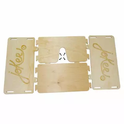 JOKER BIKE Wood Box Pour Fourche Cargo Joker Mini 4 JOKER BIKE Wood Box Pour Fourche Cargo Joker Mini – Image 2