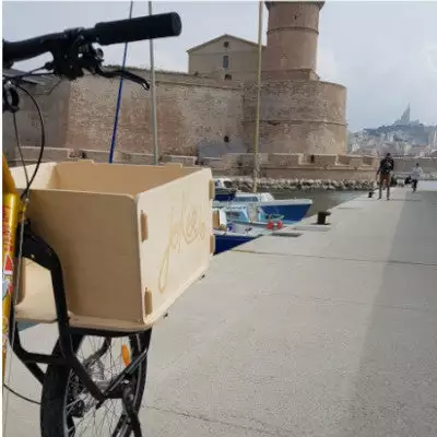 JOKER BIKE Wood Box Pour Fourche Cargo Joker Mini 7 JOKER BIKE Wood Box Pour Fourche Cargo Joker Mini – Image 5